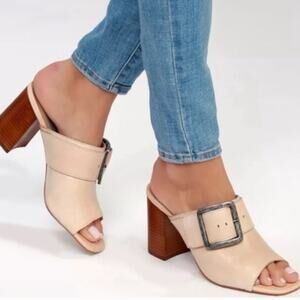 NEW Matisse Beatrice Chunky Slide Sandals with Buckle NWOB